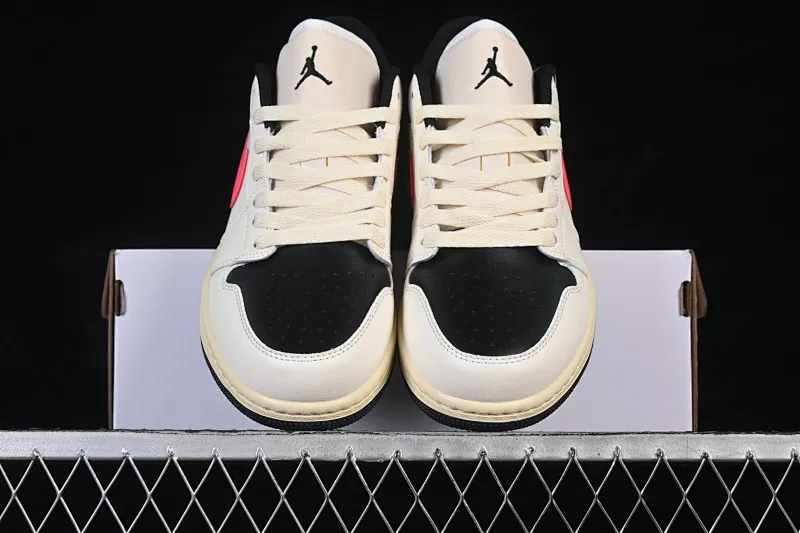 All categories Air Jordan Jordan series basketball shoes Air Jordan 1 Low Air Jordan 1 Low AJ1 Joe 1 meter white black red low-top cultural casual sneakers DC0774-107